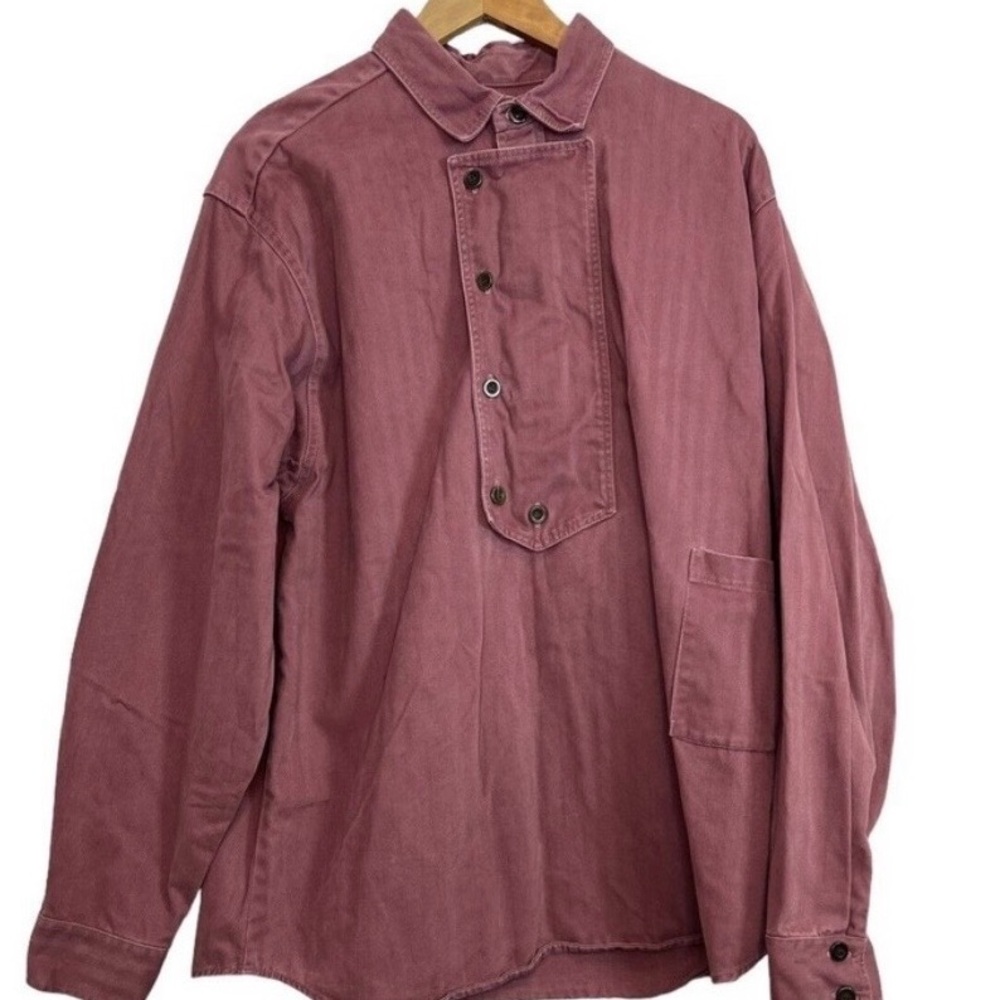 Wahoo Maker True West Outfitters Vintage Unisex Work Shirt Size M